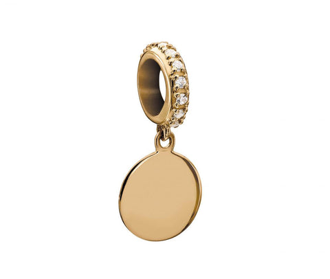 CHAMILIA® ELEGANCE ' ENGRAEABLE DISC BEAD